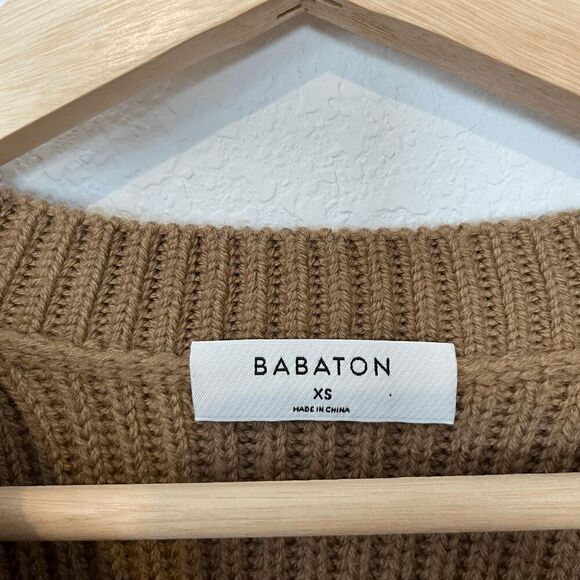 Aritzia Babaton Merino Wool Crew Neck Sweaterford Sweater Women's Size XS - Picture 8 of 8